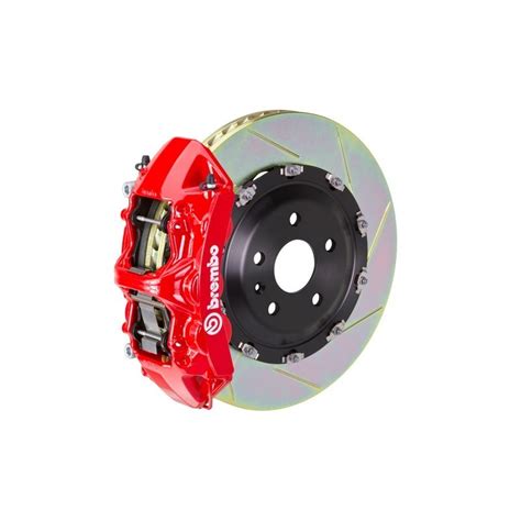 Brembo Gt Front Big Brake Kit Piece Slotted Rotors X