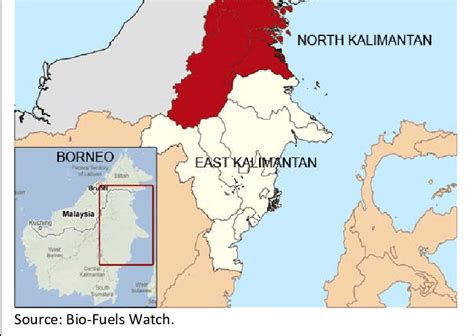 2 Map Of North Kalimantan Download Scientific Diagram