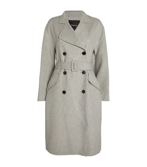 theory double breasted trench coat harrods us