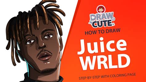 How To Draw Juice Wrld Easy Step By Step Drawing Tutorial With