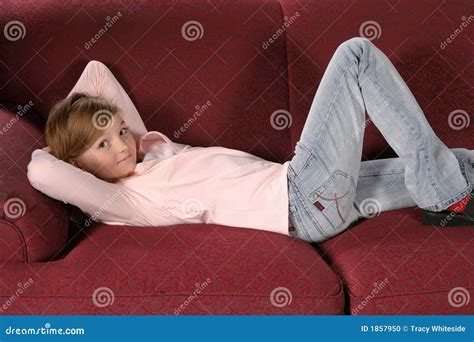 Lounging Stock Photo Image Of Fresh Preteen Smile Smiling 1857950