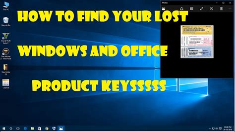 How To Find Lost Windows And Office Product Keys Youtube