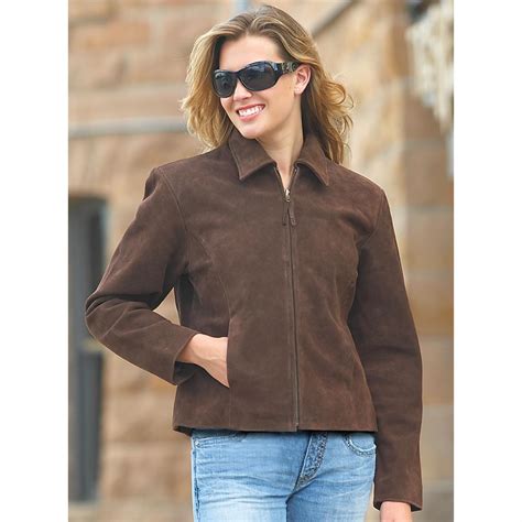 Compared with shopping in real stores discover quality brown suede jacket women on dhgate and buy what you need at the greatest convenience. Women's Burks Bay® Zip Front Suede Jacket, Brown - 146953 ...