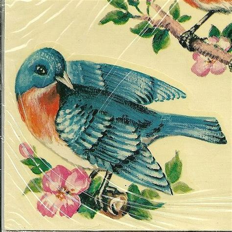 Vintage Blue Bird Decal Meyercord Flickr Photo Sharing Vintage