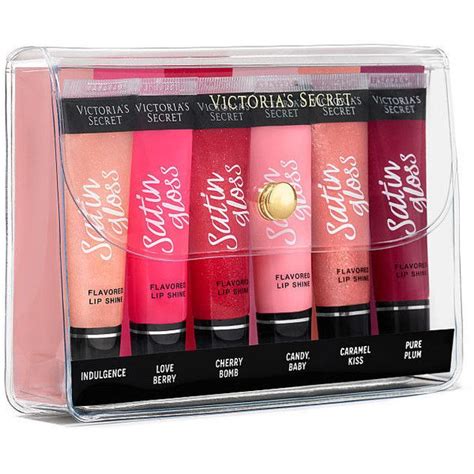 Victorias Secret Satin Gloss T Set 25 Liked On Polyvore Featuring Lip Makeup Lip Gloss