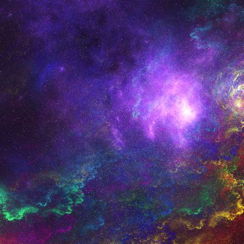 1224x1224 Colorful Space 1224x1224 Resolution Wallpaper Hd Artist 4k