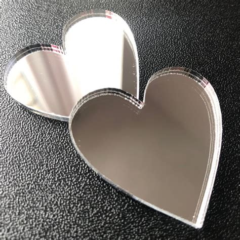 Heart Shaped Mirror Heart Shape Wall Mirror Shatterproof Acrylic Mirror