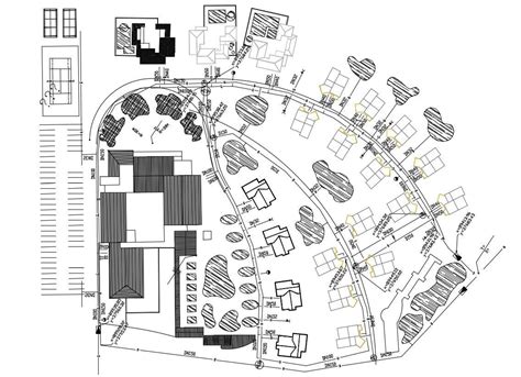 Residence Area Design Layout Plan Cadbull