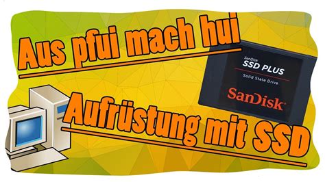 Die interne festplatte mit bis zu 560 mb/s sorgt für eine bessere systemleistung. Alten PC mit SSD aufrüsten und Win10 installieren - Aus ...
