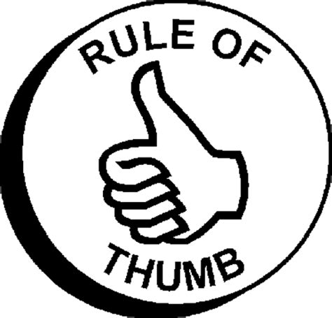 First known use of rule of thumb. Free Rule Cliparts, Download Free Clip Art, Free Clip Art ...