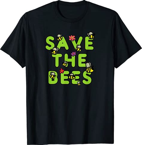 Save The Bees T Shirt Uk Clothing