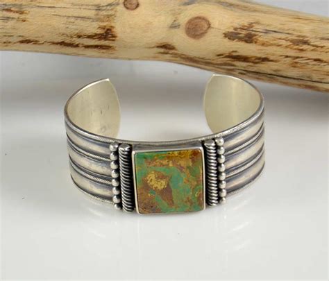 Vintage Navajo Silver Turquoise Bracelet Hoel S Indian Shop