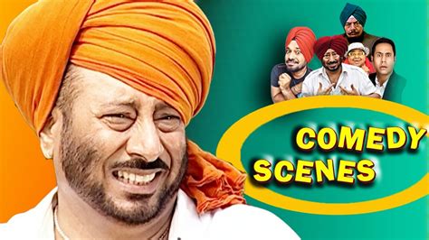 Punjabi Movie Comedy Scenes Jaswinder Bhalla Harby Sangha And Karamjit