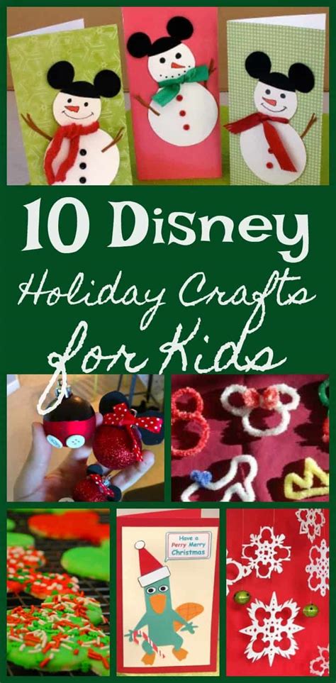 10 Disney Holiday Crafts For Kids