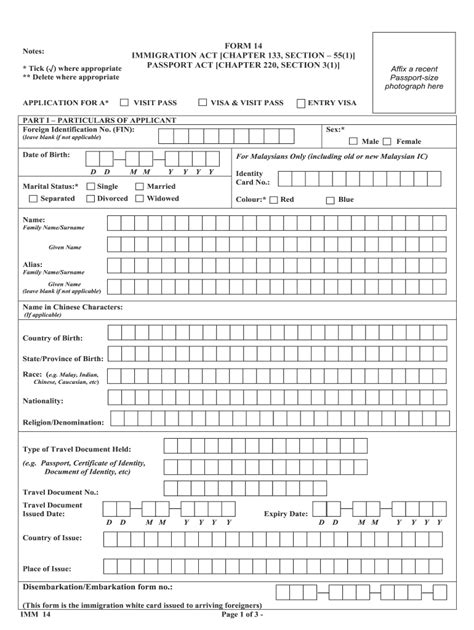 Form 14a Singapore Visa Fill Out And Sign Online Dochub