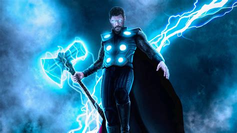 Thor God Of Thunder New Artwork Hd Superheroes 4k Wallpapers Images