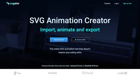 The Most Advanced Svg Animation Creator Svgator Youtube Otosection