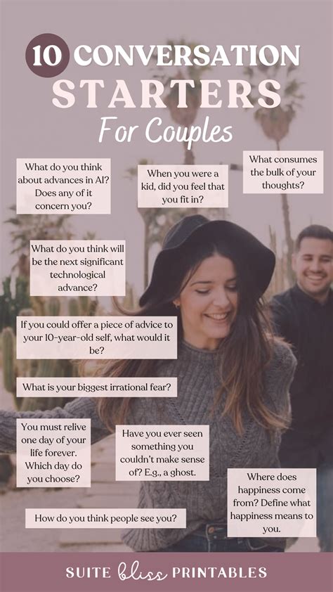 Conversation Starters For Couples Conversation Starter Questions