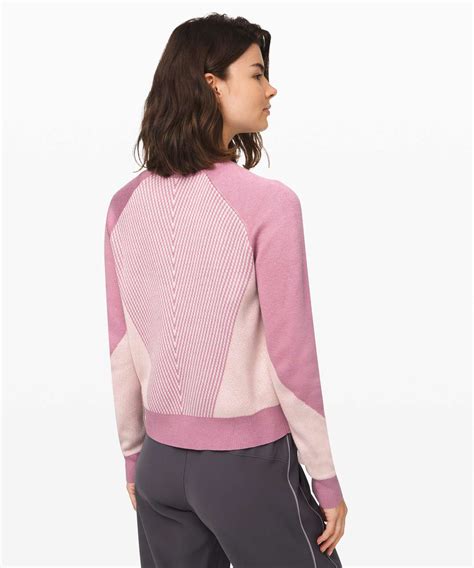 Lululemon Here For Serenity Sweater Pink Taupe Light Chrome Pink