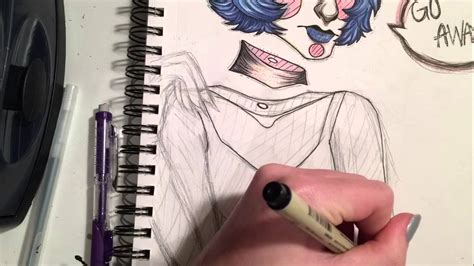 Copic Marker Speed Drawing Youtube