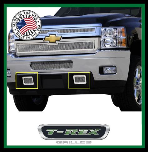 T Rex 55115 Upper Class Series Mesh Grille For 2011 14 Chevy Silverado