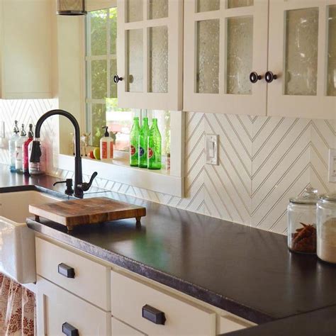 Small kitchen decoration using diagonal white subway tile modern via internalhome.com. 1001+ ideas for Ultra Modern Kitchen Backsplash Ideas