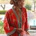 Parisian Rouge Long Kimono Dressing Gown Organic Etsy