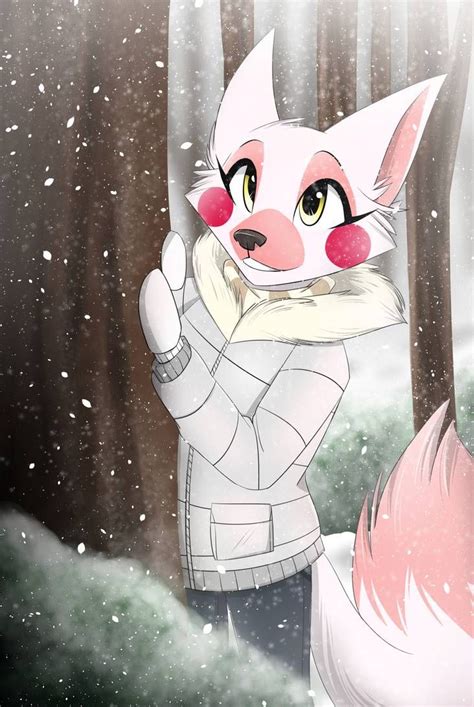 Beautiful Winter By Cristalwolf567 On Deviantart Foxy And Mangle Fnaf Foxy Five Nights At