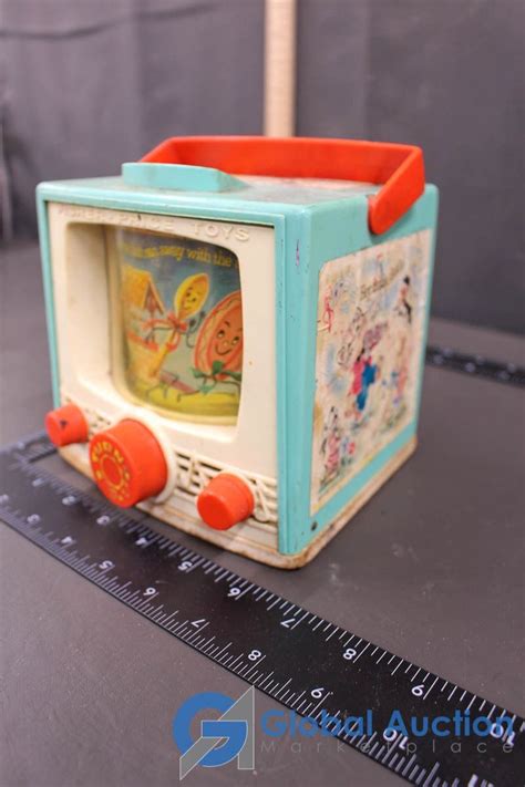 Vintage Fisher Price Musical Tv Toy