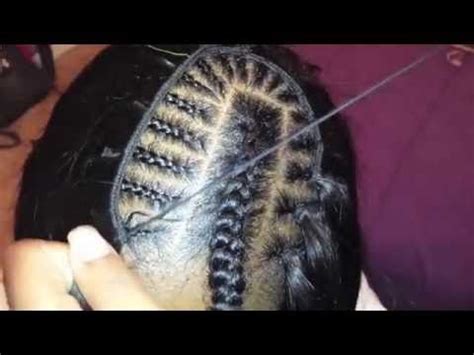 Grab any pieces that keep falling out and. How To Sew In Weave Tracks For Invisible Part Sew In Step ...