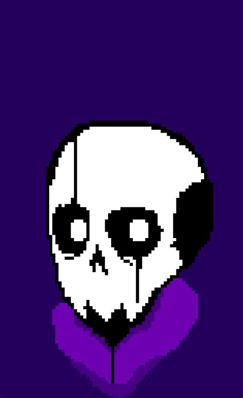 Heres A Couple Pixel Arts Of My Undertale Oc Hexgof The Skeleton R