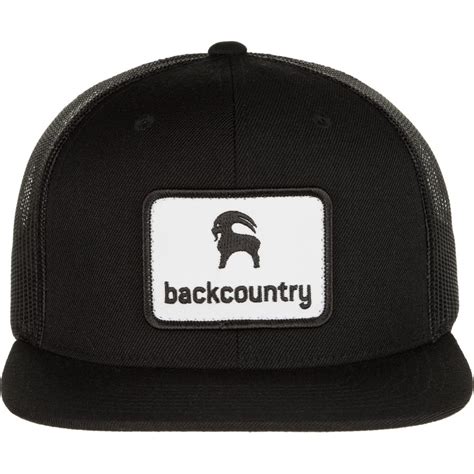 Backcountry Flat Brim Patch Trucker Hat