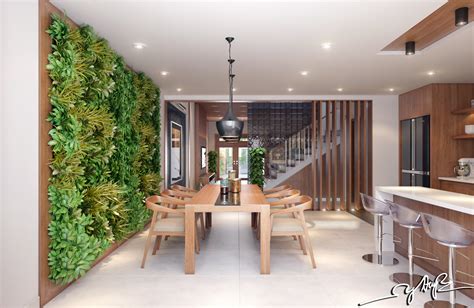 Interior Design Close To Nature Rich Wood Themes And Indoor Vertical