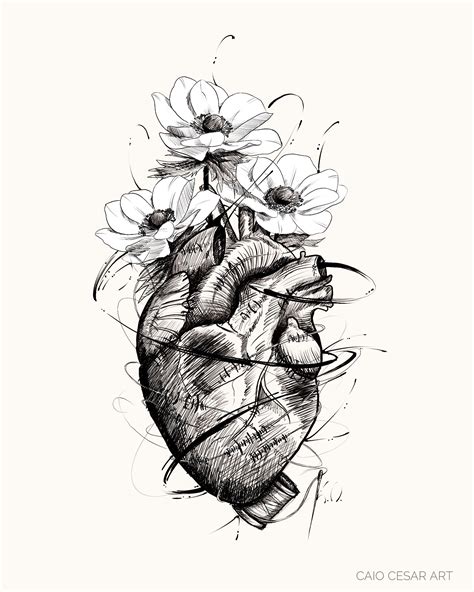 Heart Art Heart Tattoo Tattoos And Piercings Blackwork The Dreamers