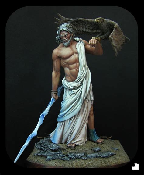 Zeus God Of Gods By Zabalukas Fischy Putty Paint Greek Mythology Gods Zeus God Zeus