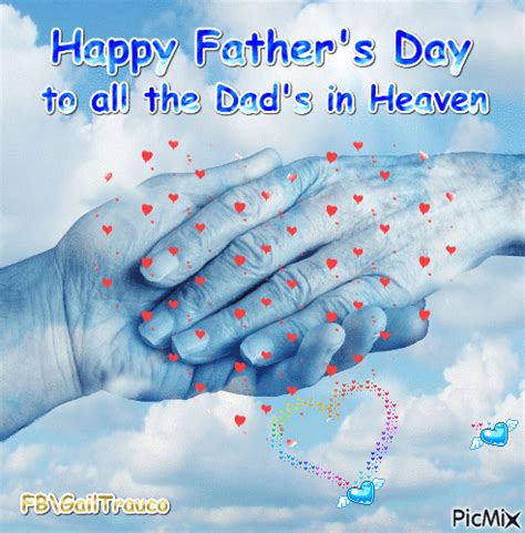 Happy Fathers Day In Heaven Free Animated  Picmix
