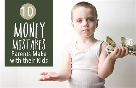 10 Money Mistakes Parents Make With Their Kids The Heavy Purse