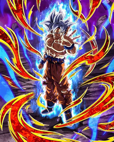 Ultra Instinct Omen Goku Dokkan Battle Card Render By Princeofdbzgames