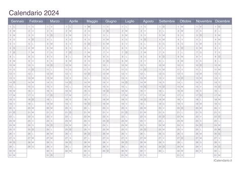 Calendario 2024 Da Stampare Icalendarioit