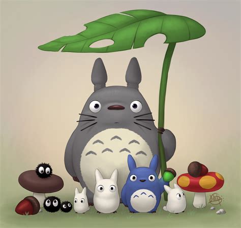 Totoro And Friends By Luigil On Deviantart