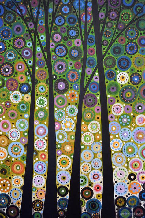 35 Stunning and Beautiful Tree Paintings for your inspiration
