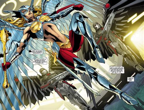 Hawkgirl And Hawkwoman
