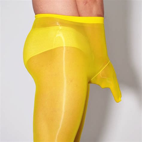 men sexy shiny glossy pantyhose bodystocking tights sheer nylon sheath underwear ebay