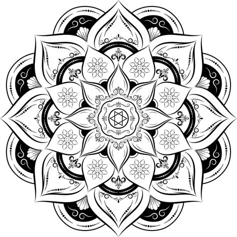 Mandala Flower For Design 10063866 Png