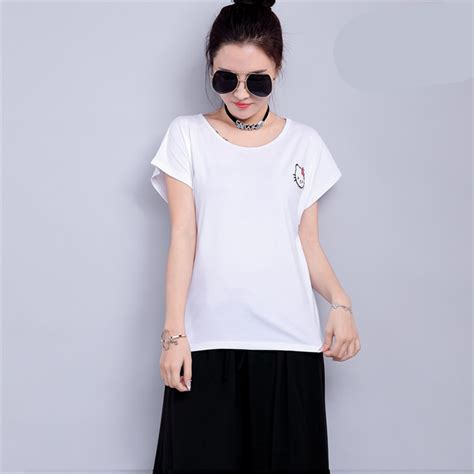 New 2018 Summer Spring Women Tops Tees T Shirts Short Sleeve Casual