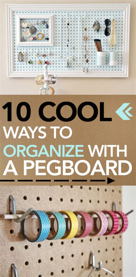 Check spelling or type a new query. 10 Cool Ways to Organize With a Pegboard