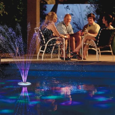 Game Aquajet Floating Pool Light Show And Fountain 3588