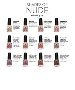 China Glaze Shades Of Nude Collection Swatches Review My XXX Hot Girl