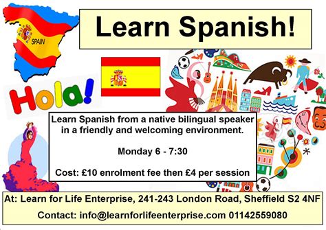Spanish Lessons Learn For Life Enterprise