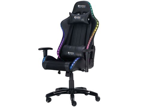 Designed as regular gaming chairs, rgb chairs use illumination to create a distinct gaming setup. Sandberg Commander Gaming Chair RGB (640-94)